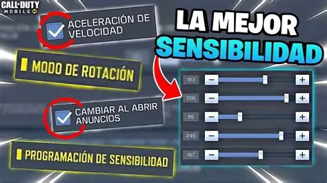 Mejores configuraciones de sensibilidad